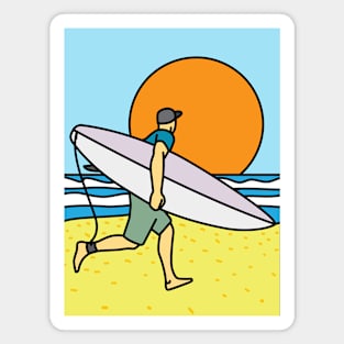 Happy surfing Magnet